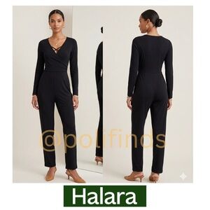 HALARA Black L/S Corporate WorkCore Casual Women’s Size XS Jumpsuit
